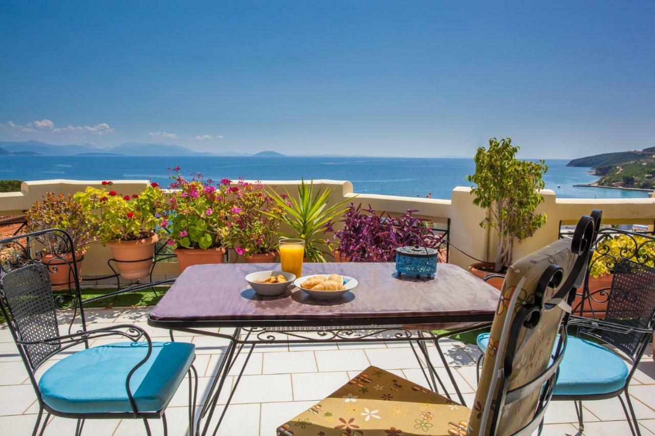 Seaside Holiday Apartment Xiropigado Bagian luar foto