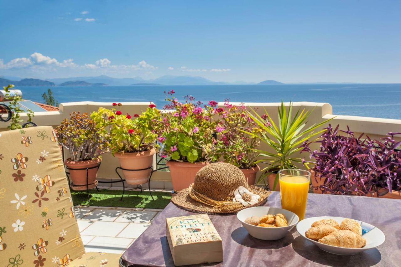 Seaside Holiday Apartment Xiropigado Bagian luar foto