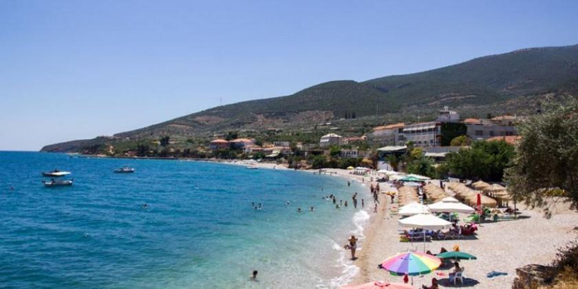 Seaside Holiday Apartment Xiropigado Bagian luar foto